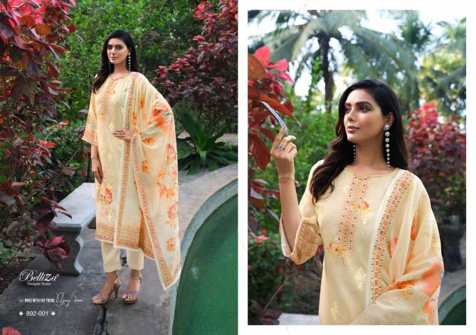 Veronica By Belliza Digital Printed Jam Cotton Dress Material Wholesale Price In Surat
